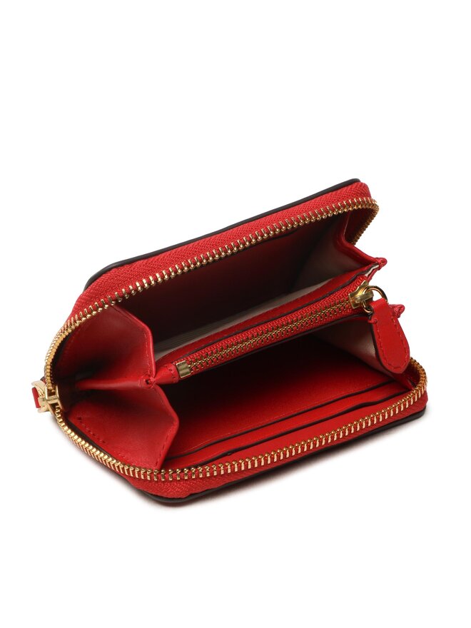 LAUREN RALPH LAUREN Pequeña cartera de mujer Lauren Ralph Lauren Sm Zip Wllet 432891183001 Rojo