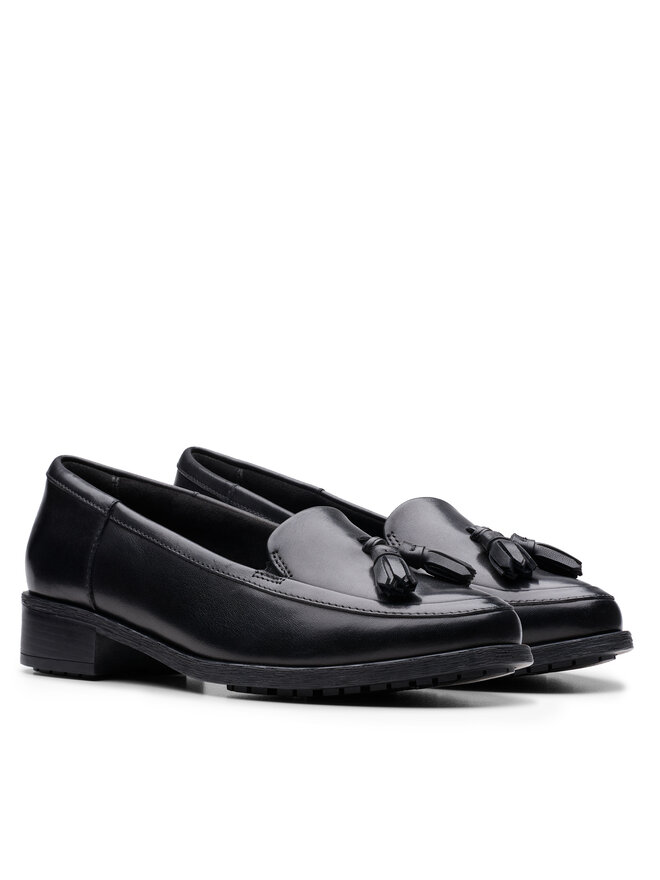 Clarks Лофери Clarks Havisham Edge 26178703 Чорний