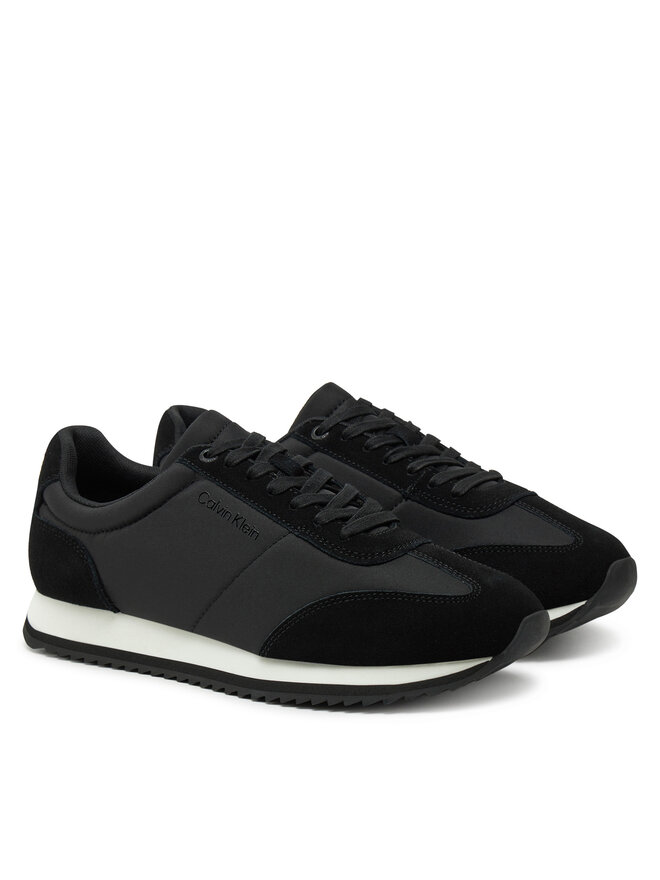 Calvin Klein Αθλητικά Calvin Klein Low Top Lace Up Mix HM0HM01667 Μαύρο