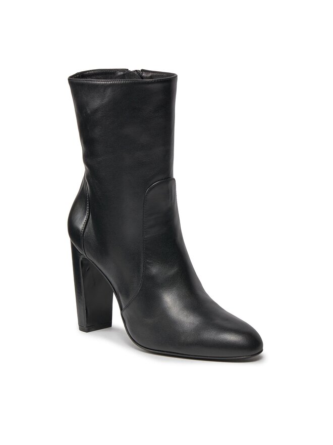 Stuart Weitzman Bokacsizma Stuart Weitzman Vida 100 Zip Bootie SG232 Fekete