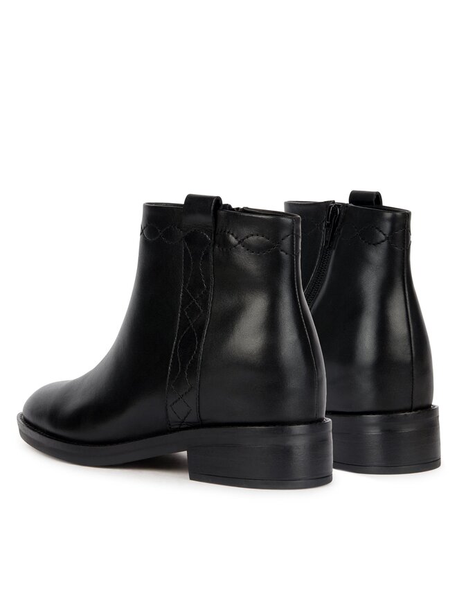 Geox Īsie zābaki Geox D Larysse D36TXB 00043 C9999 Melns