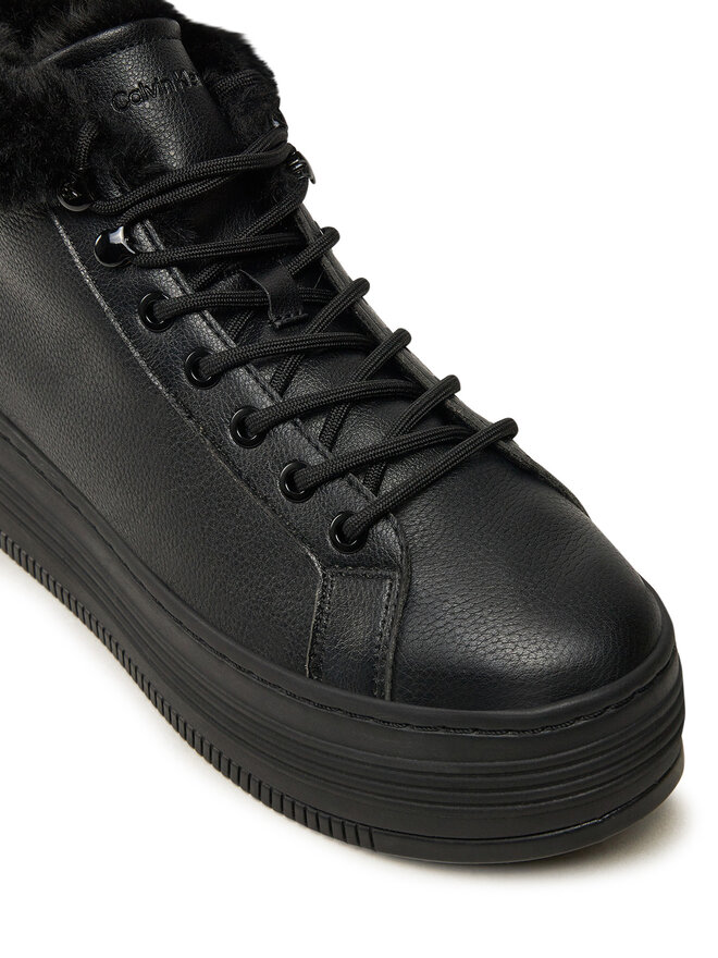 Calvin Klein Jeans Μποτάκια Calvin Klein Jeans Bold Platf Low Laceup Mg YW0YW01590 Μαύρο