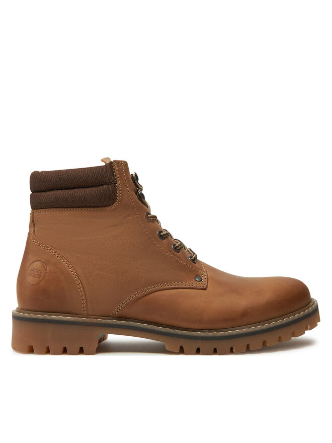 Jack & Jones Schnürstiefeletten Jack & Jones Jfwstanton 12257999 Braun