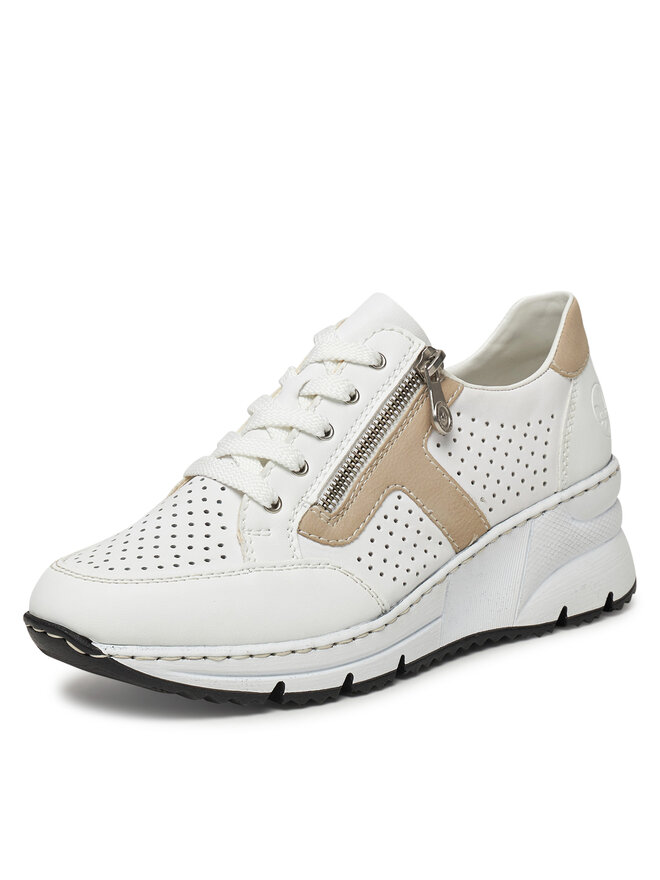 Rieker Sneakersy Rieker N6304-80 Biały