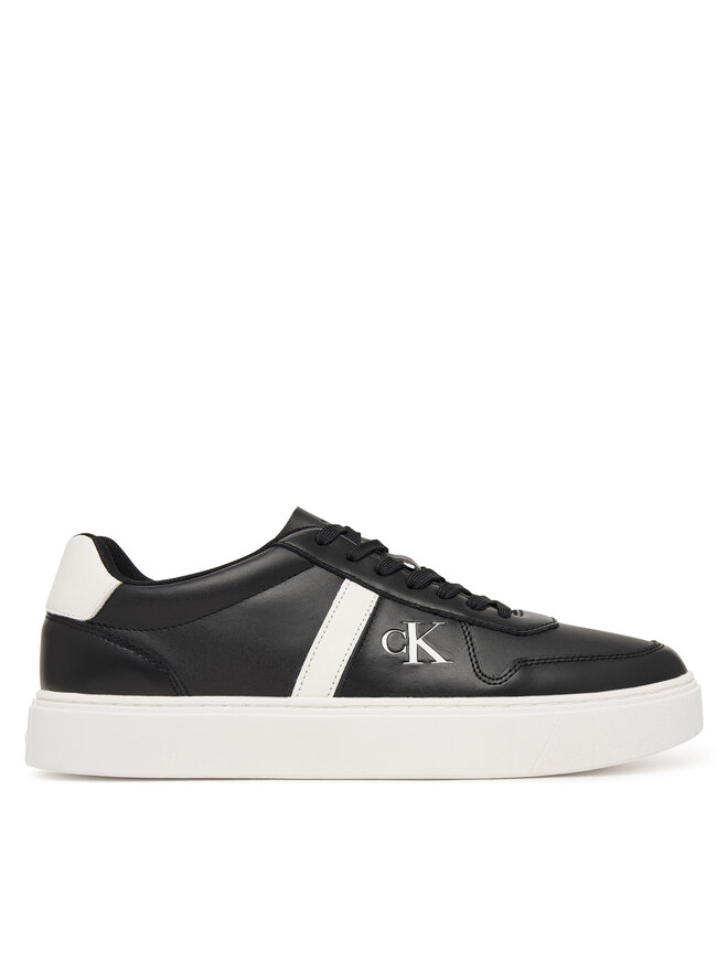 Calvin Klein Sneakers Calvin Klein Classic Cups Lace Lth Emb Tongue HM0HM02237 Schwarz