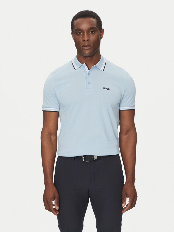 BOSS BOSS Поло Paddy 50469055 Блакитний Regular Fit