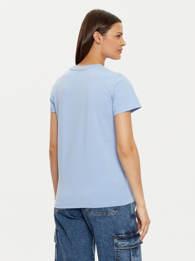 Guess Jeans Guess Jeans Marškinėliai W4YI10 J1314 Mėlyna Regular Fit