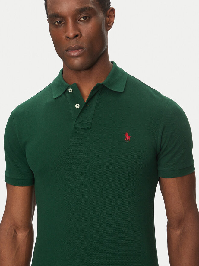 Polo Ralph Lauren Polo Ralph Lauren Поло Core Replen 710795080 Зелений Slim Fit