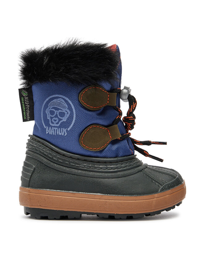Boatilus Škornji za sneg Boatilus Nippy 02 Sint. Leather Boot NN02 VAR.43PR Zelena