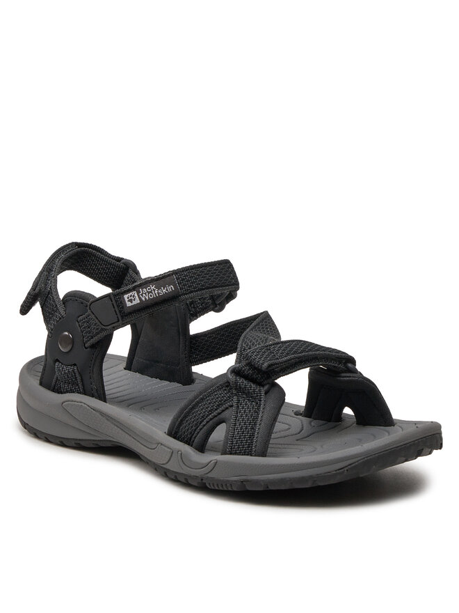 Jack Wolfskin Sandały Jack Wolfskin Lakewood RiderSandal 4019041 Czarny