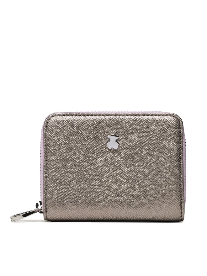 Pequena cartera de mujer TOUS Monedero M. New Dubai 2001690055 Plata zapatos.es