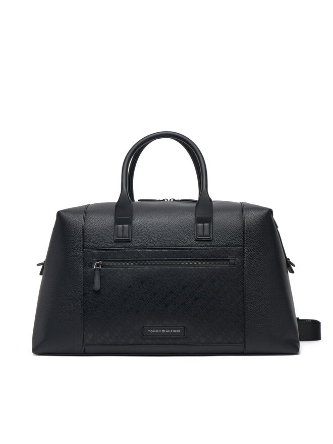 Tommy Hilfiger Torbica Tommy Hilfiger Th Monogram Duffle AM0AM13383 Črna