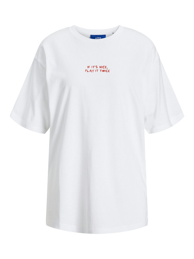 JJXX JJXX Camiseta Nina 12273776 Blanco Loose Fit