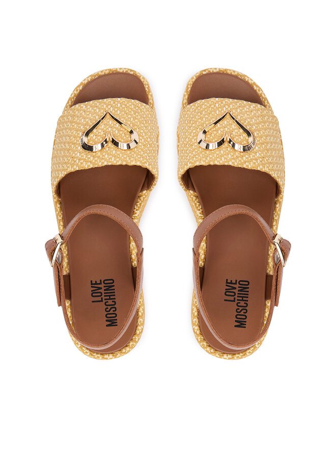 LOVE MOSCHINO Sandalen LOVE MOSCHINO JA16127I0OJR610B Beige