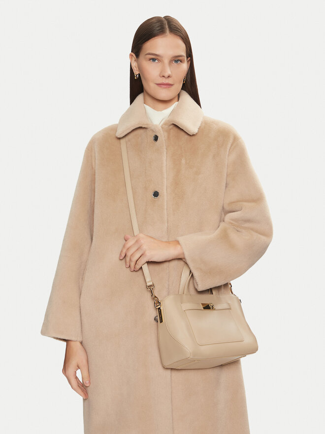 Tommy Hilfiger Kabelka Tommy Hilfiger Th Heritage Mini AW0AW17374 Béžová