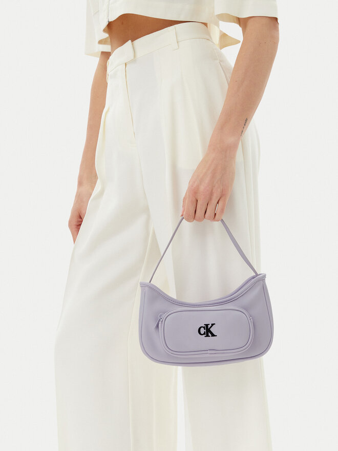 Calvin Klein Jeans Ročna torba Calvin Klein Jeans Ck Shoulder Bag IU0IU00696 Vijolična