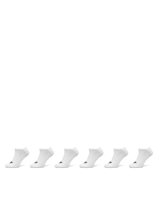 adidas 6 pár unisex bokazokni adidas Trefoil Liner IJ5623 Fehér