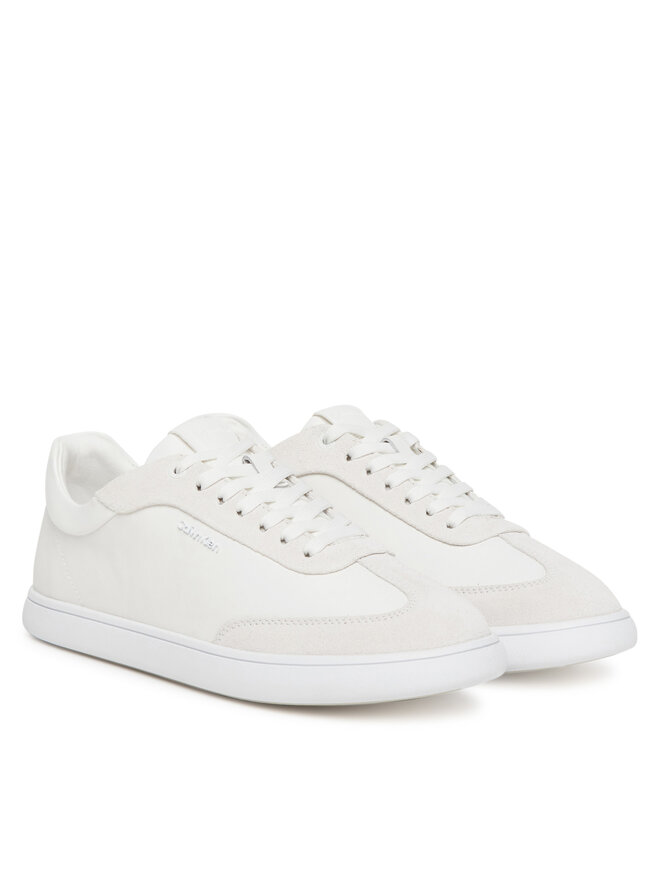 Calvin Klein Sneakers Calvin Klein Cupsole Lace Up - Lth Sue Mix HW0HW02435 Weiß