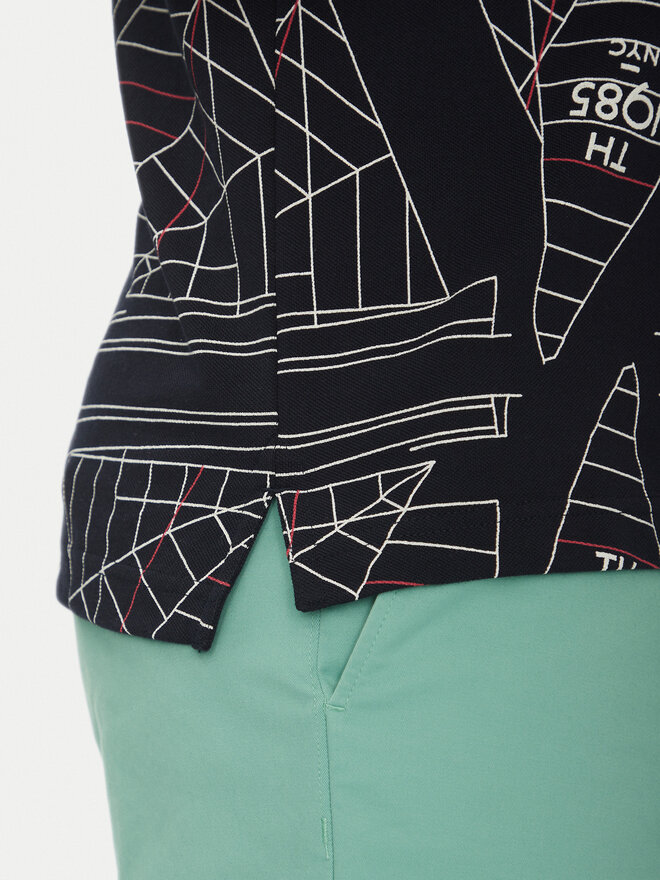 Tommy Hilfiger Tommy Hilfiger Поло Sailing MW0MW39309 Cиній Regular Fit