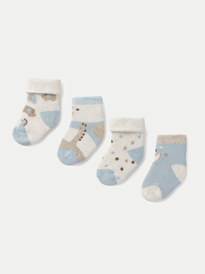 Mayoral Set di 4 paia di calzini lunghi da bambini Mayoral 9759 Blu