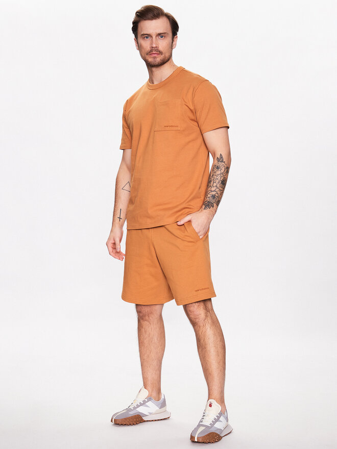 New Balance New Balance Camiseta Athletics Nature State MT23567 Naranja Relaxed Fit