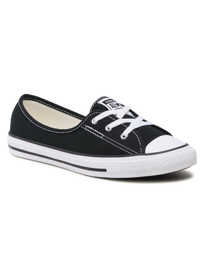 Converse Bambas Converse Chuck Taylor All Star Bellet Lace Slip 566775C Negro