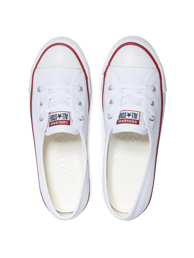 Converse Кеди Converse Chuck Taylor All Star Ballet Lace Slip 566774C Білий