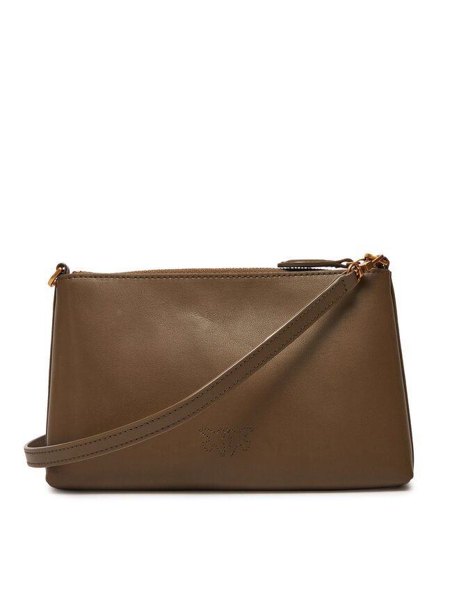 PINKO Handtasche PINKO Flat Horizontal Mini PE 25 PCPL 104277 A0F1 Khakifarben