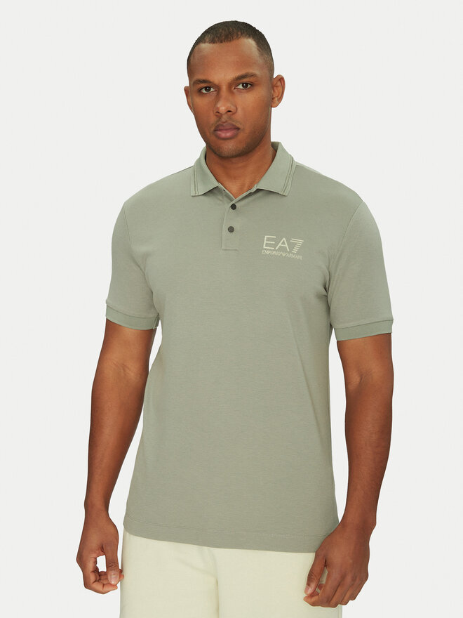EA7 Emporio Armani EA7 Emporio Armani Polo majica 7M000300 AF13739 U8058 Siva Regular Fit