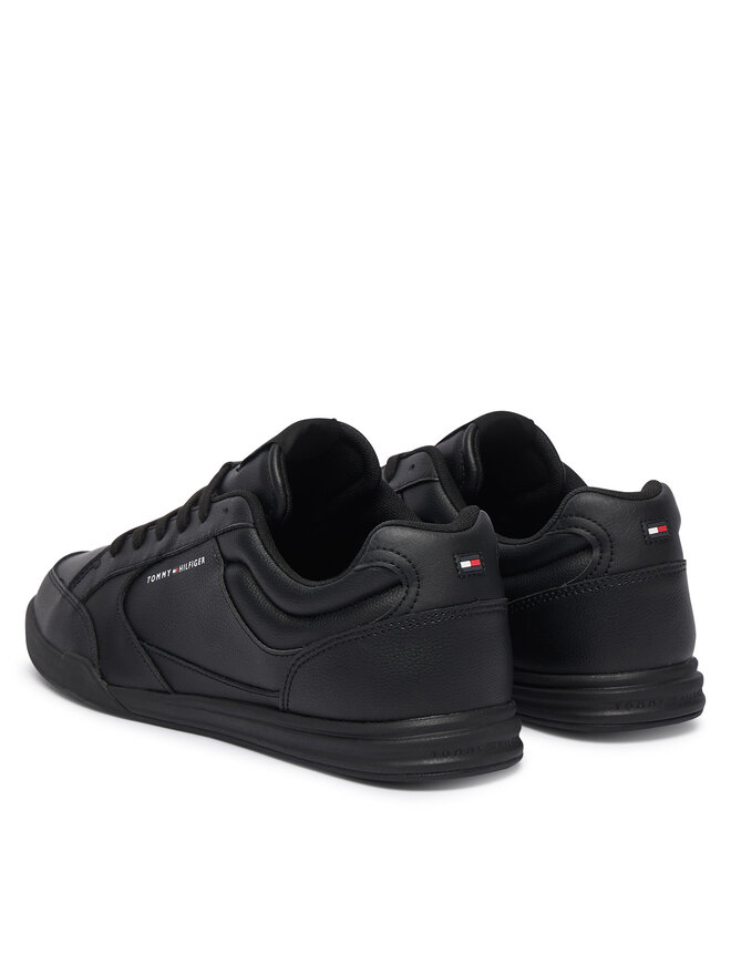 Tommy Hilfiger Sneakers Tommy Hilfiger Low Pro Cupsole Perf Leather FM0FM05944 Schwarz