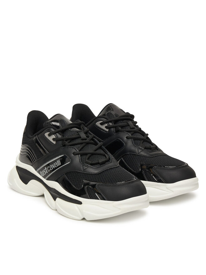 Just Cavalli Sneakers Just Cavalli 79QA3SA1 ZSD34 Schwarz