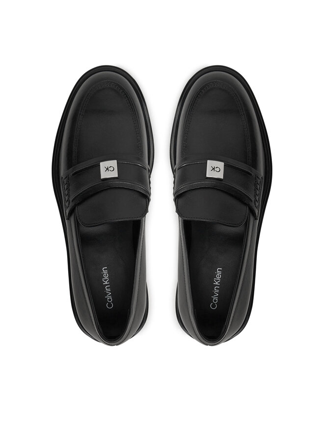 Calvin Klein Lords Calvin Klein Loafer W/Hw Lth HW0HW02182 Μαύρο