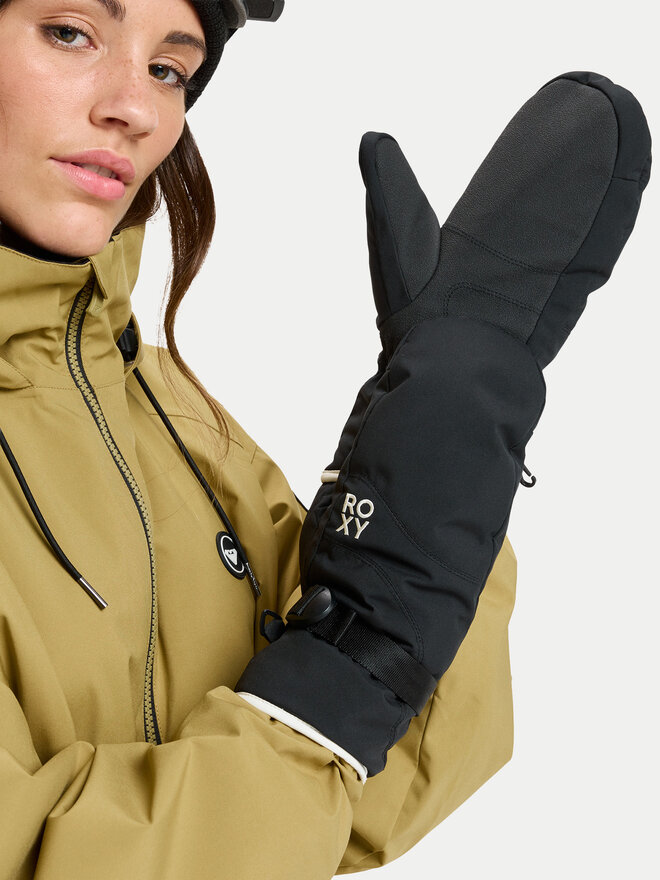 Roxy Лижні рукавиці Roxy Jetty Solid Mitt  ERJHN03268 Сірий