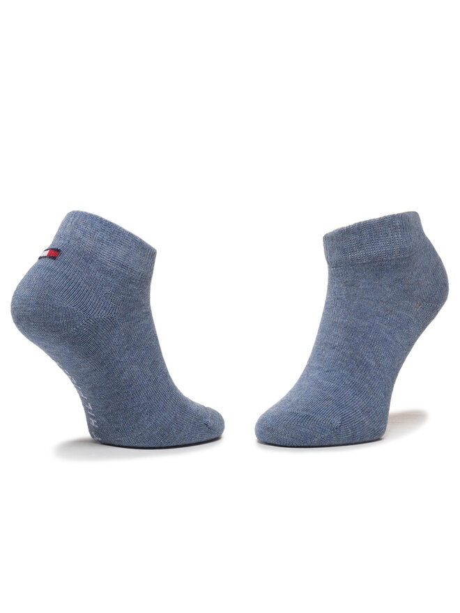 Tommy Hilfiger Zestaw 2 par niskich skarpet dziecięcych Tommy Hilfiger 301390 Granatowy