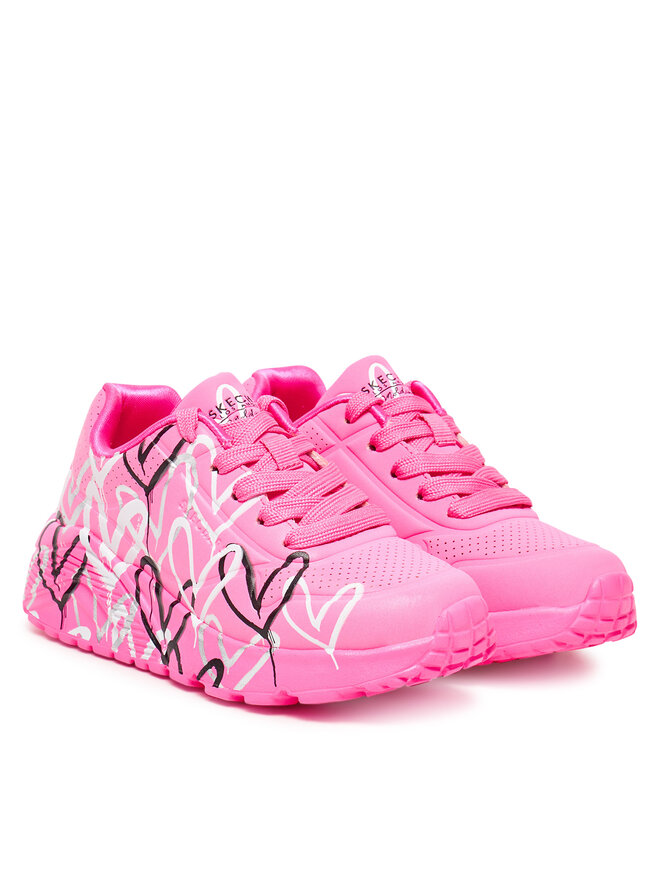 Skechers Αθλητικά Skechers Uno Lite-Metallic Love 314067L/HPMT Ροζ