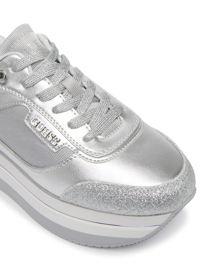 Guess Sneakers Guess FLJHN3 LEL12 Silberfarben