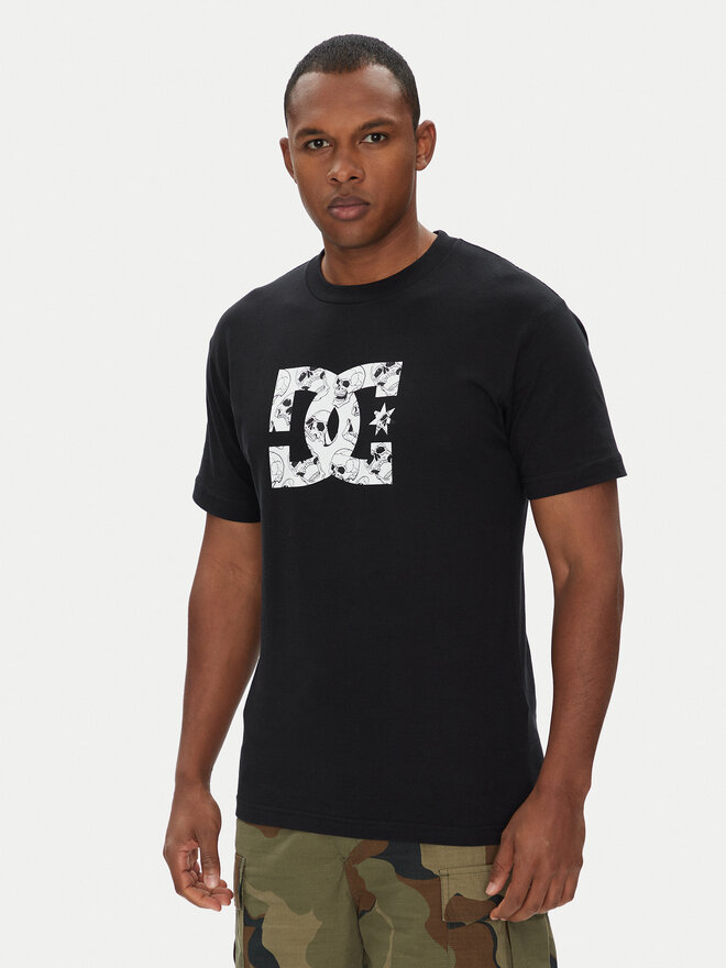 DC DC Marškinėliai ADYZT05461 KVJ0 Juoda Regular Fit