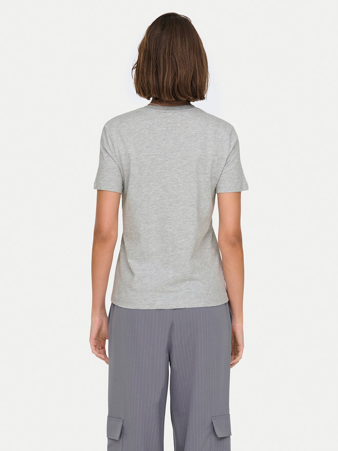 ONLY ONLY Футболка Kita 15331069 Сірий Regular Fit