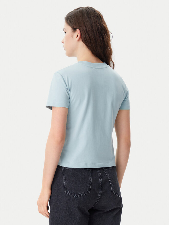 Calvin Klein Jeans Calvin Klein Jeans Marškinėliai Baby Tee J20J223113 Mėlyna Slim Fit