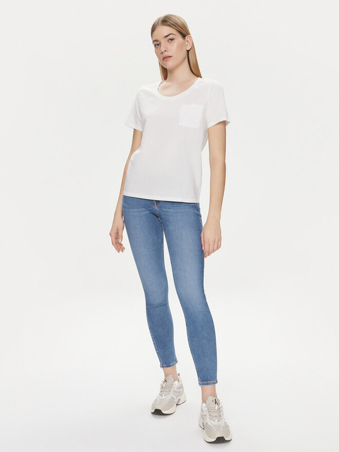 United Colors Of Benetton United Colors Of Benetton Camiseta 3J5CD106R Blanco Regular Fit