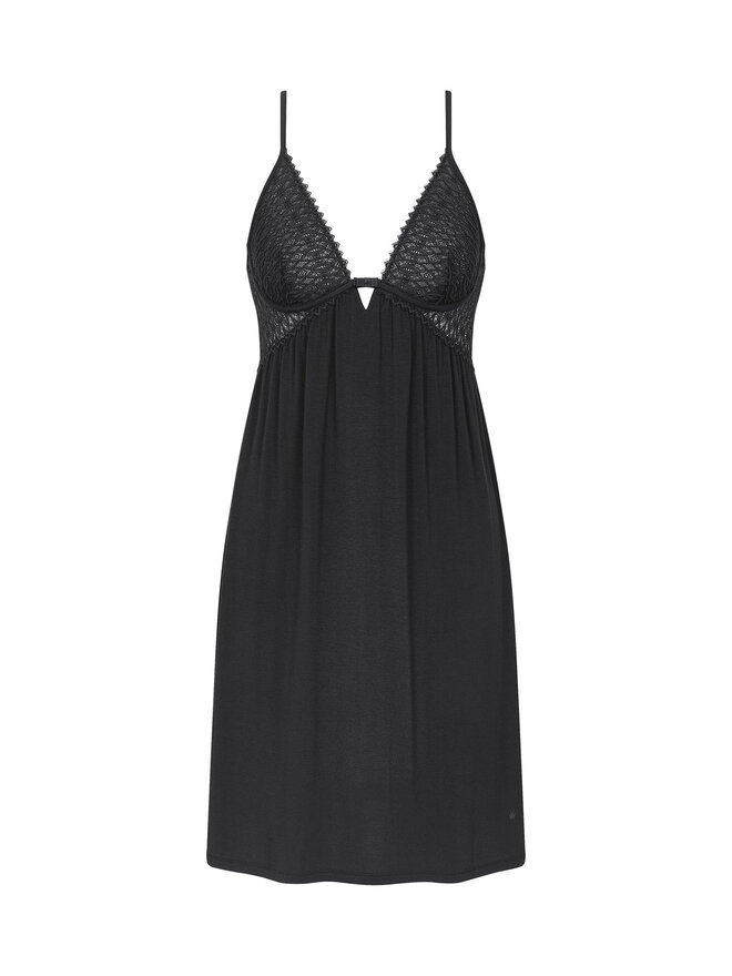 Triumph Triumph Naktiniai marškiniai Aura Spotlight 10225033 Juoda Regular Fit