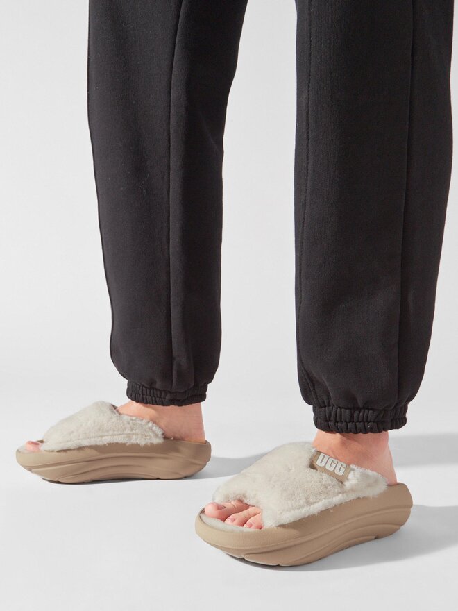 Ugg Şlapi Ugg W Foamo Uggplush Slide 1143849 Alb