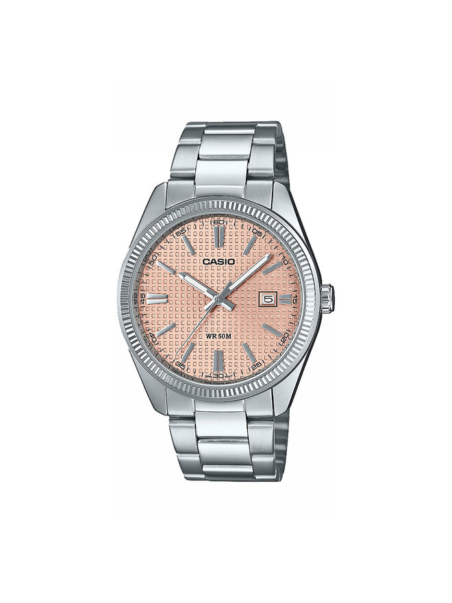 Casio Zegarek Casio Timeless Collection MTP-1302PE-4AVEF Srebrny