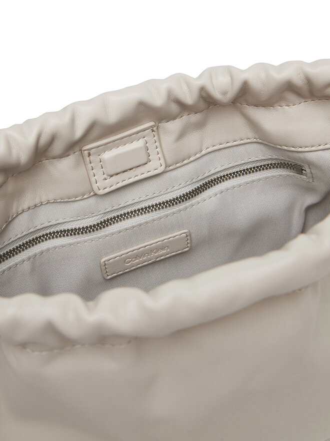 Calvin Klein Jeans Ročna torba Calvin Klein Jeans Drawstring Crossbody26 LV04K3060G Bela