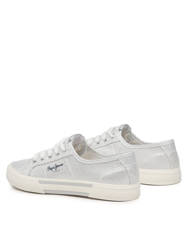 Pepe Jeans Гуменки Pepe Jeans Brady Party W PLS31439 Сребрист