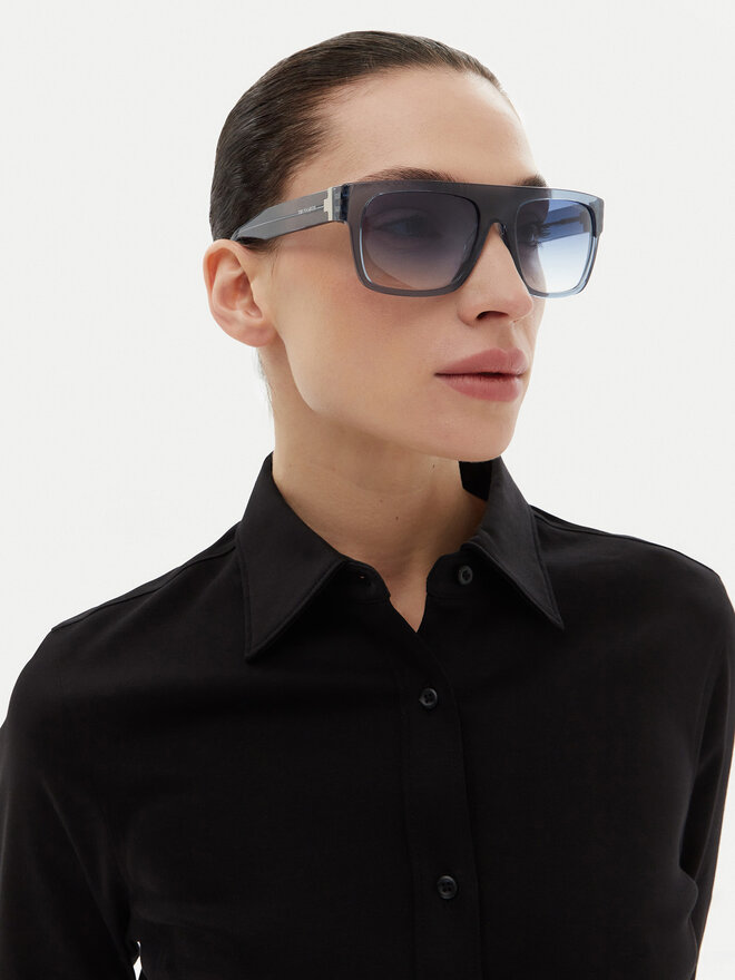 Trussardi Okulary przeciwsłoneczne Trussardi TSM9061 Granatowy