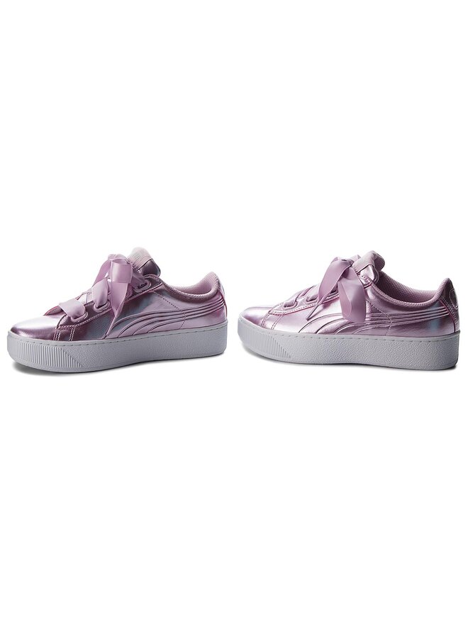 Sneakers Puma Vikky Platform Ribbon P 366419 04 Lila eskor