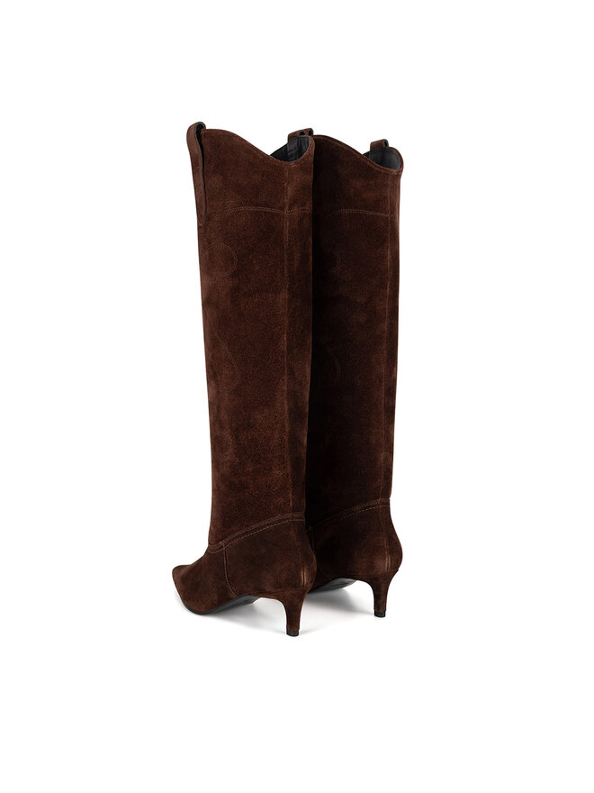 GINO ROSSI Kowbojki Gino Rossi LIZA-116140 Brązowy