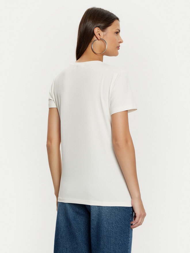 Guess Guess Marškinėliai V3BI11 J1314 Écru Regular Fit