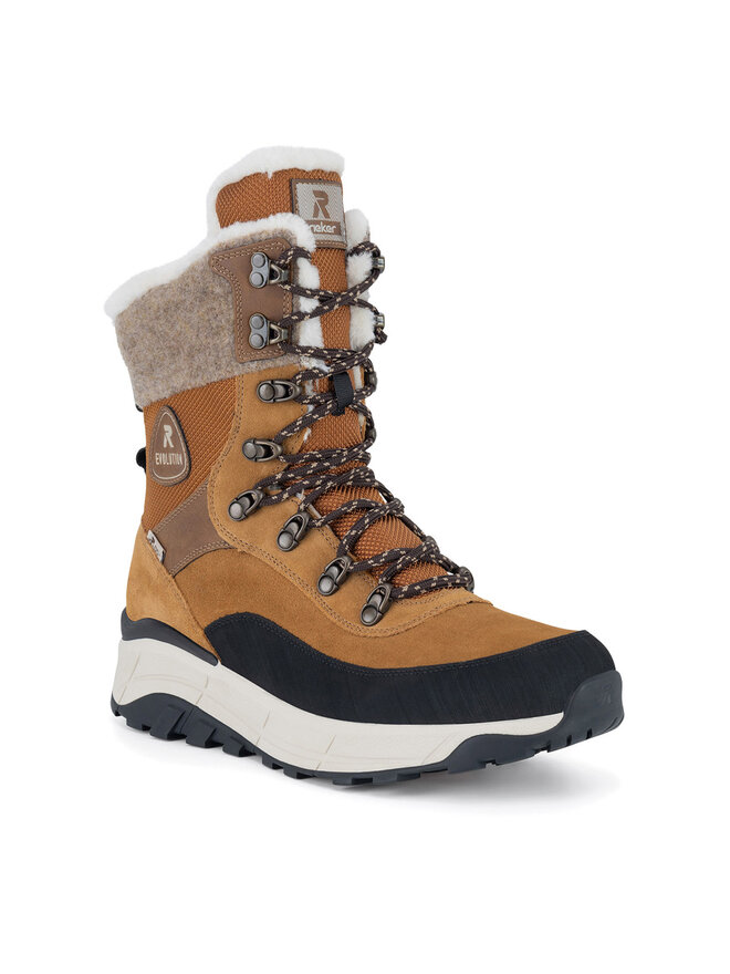 Rieker Revolution Lifestyle Škornji Rieker Revolution Lifestyle W0066-22 Rjava